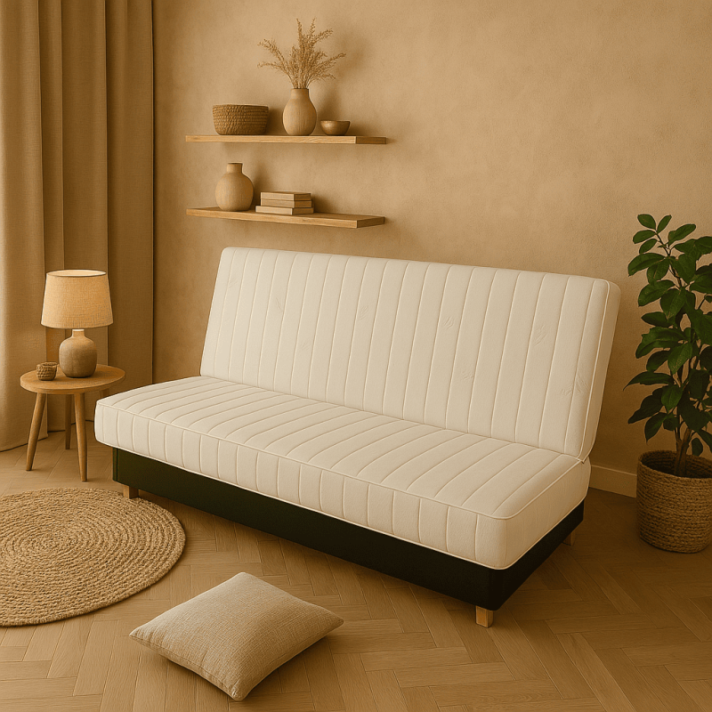Canapé Clic-Clac 130x190 cm - Confort et Qualité Française | Hévéa Sélection