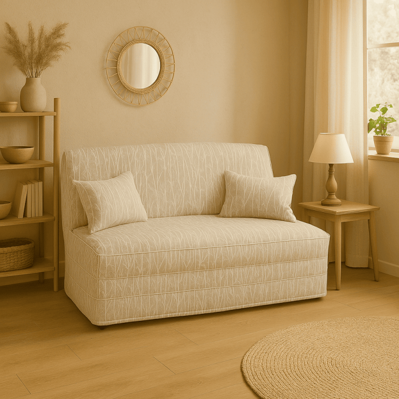 Housse BZ 140x190 Matelassée – Literie Hévéa Banquette