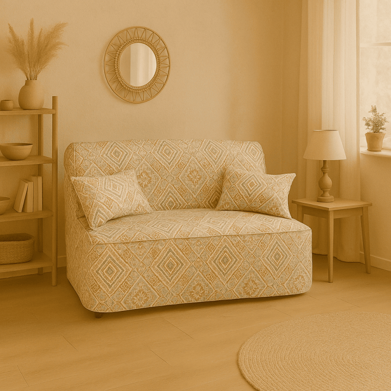 Housse BZ 140x190 beige