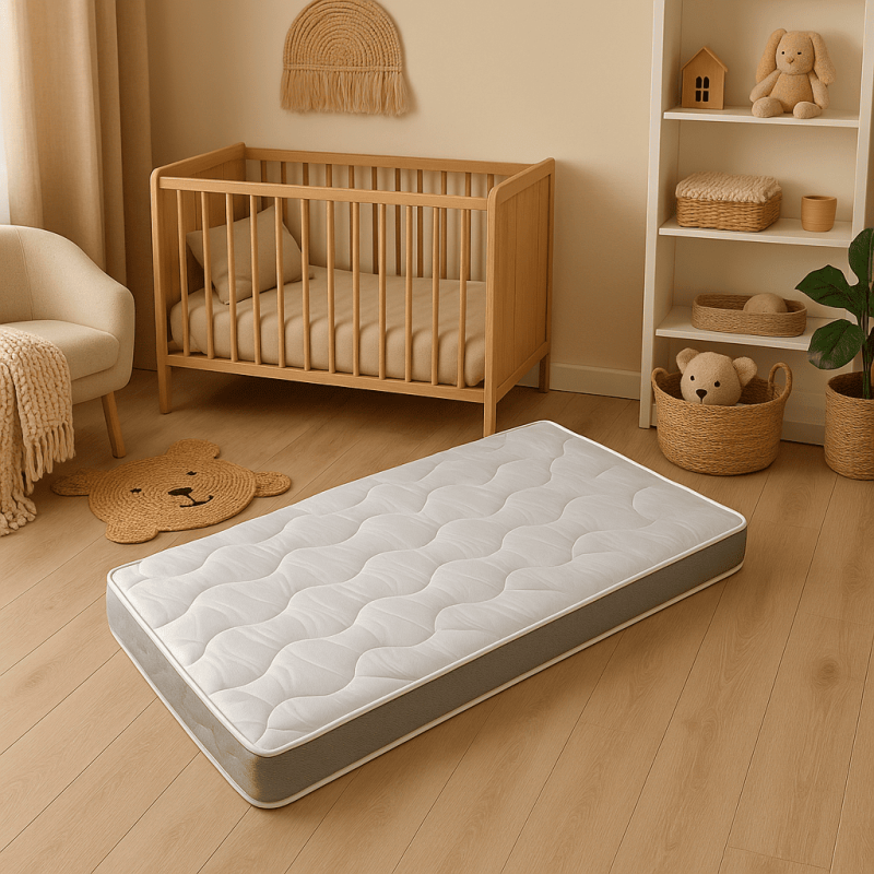 Matelas Bébé en Mousse Babychou - Confort & Sécurité | Hévéa Sélection