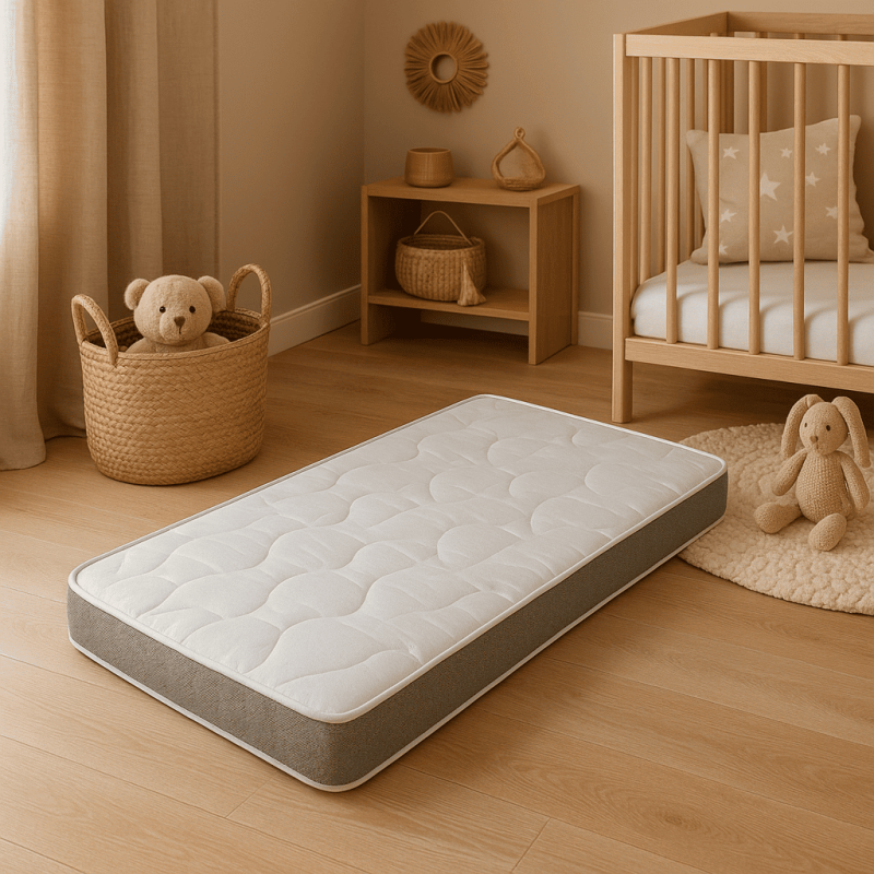 Matelas Bébé en Mousse Calinou - Confort & Sécurité | Hévéa Sélection