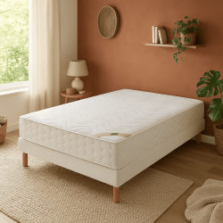 Ensemble Matelas + Sommier Myosolys - Confort & Soutien Optimal | Hévéa Sélection