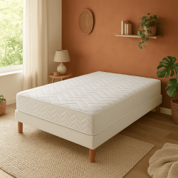 Ensemble Matelas + Sommier Délice Volige - Confort & Robustesse | Hévéa Sélection