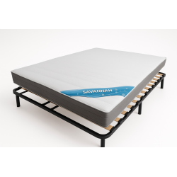 Ensemble matelas sommier - SAVANNAH et MORPHOLOGIQUE 140 x 190
