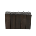Pieds de lit en bois carrés