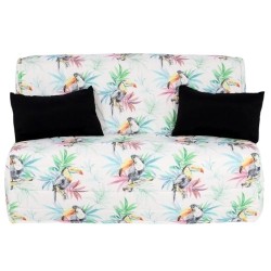Housse pour banquette BZ 140x190 vert sapin matelassée en coton – Fabricant housse BZ