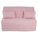 Acheter Housse BZ 160x200 matelassée VIEUX ROSE pas cher