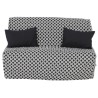 Housse CLIC CLAC 130x190 matelassée MOUTARDE