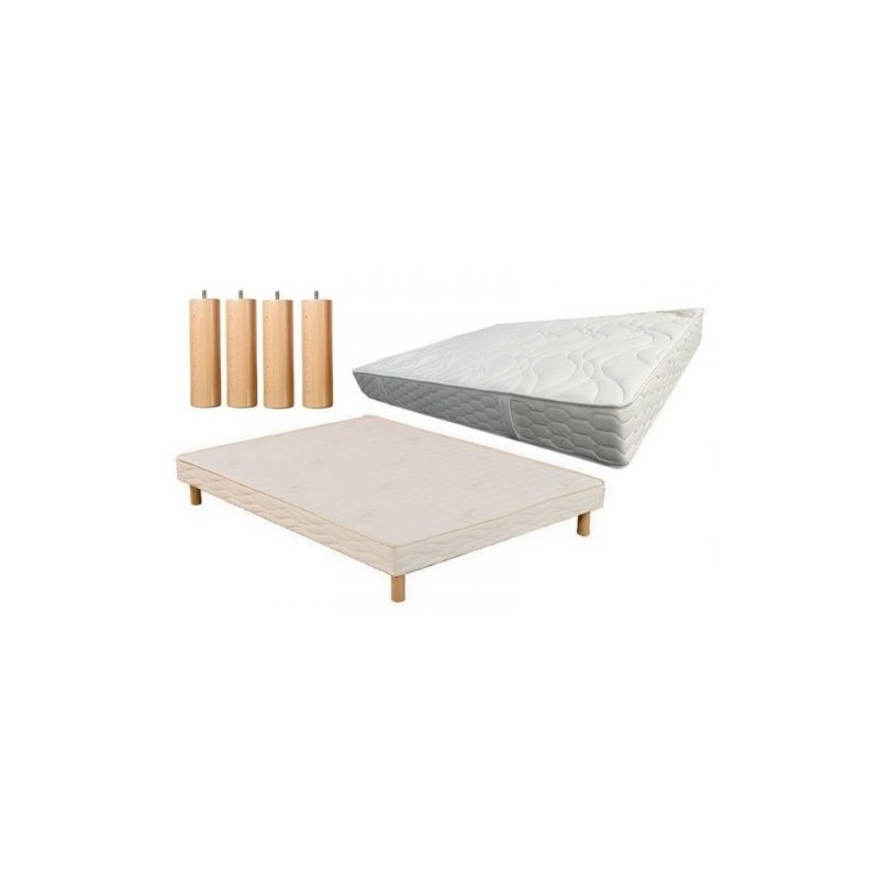 Ensemble matelas sommier - MYOSOLYS et 26 lattes