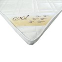 Acheter Housse BZ 160x200 matelassée FEUILLE NOIRE SUR FOND BLANC pas cher