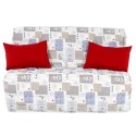 Housse BZ 140x190 Matelassée – Literie Hévéa Banquette