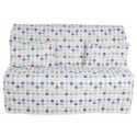 Acheter Housse CLIC CLAC 120x190 matelassée LEGO FOND BLANC pas cher