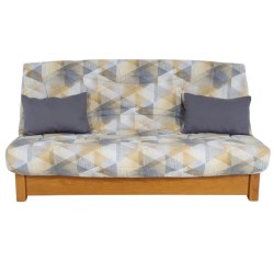 Housse clic clac 120x190 matelassée en coton mastic