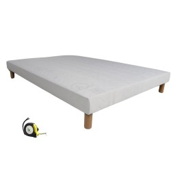 Sommier à lattes sur mesure – hauteur 13 cm, design épuré et robuste pour un soutien optimal.