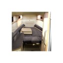 Acheter Housse BZ 90x190 matelassée BLEU GRIS pas cher