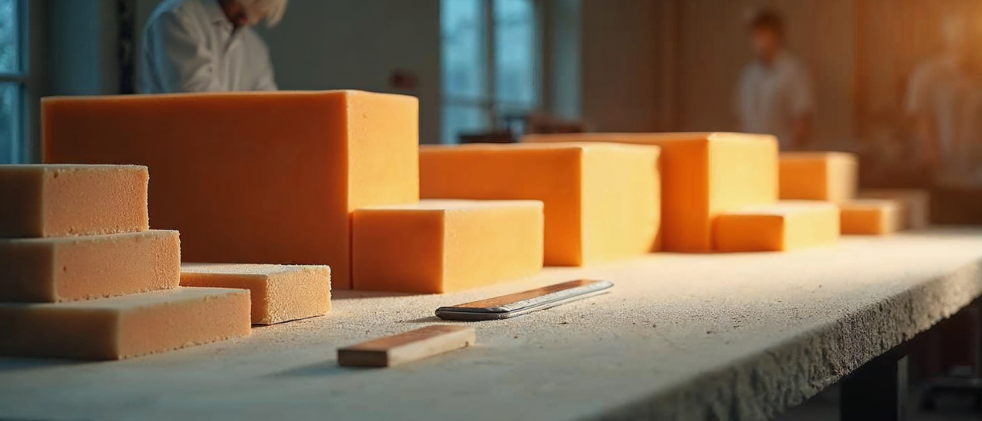 Découpe de mousse